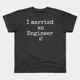 Engineer wife Kids T-Shirt